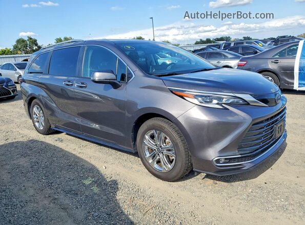 5TDESKFC9PS106211 2023 TOYOTA SIENNA Gray Delantero derecho