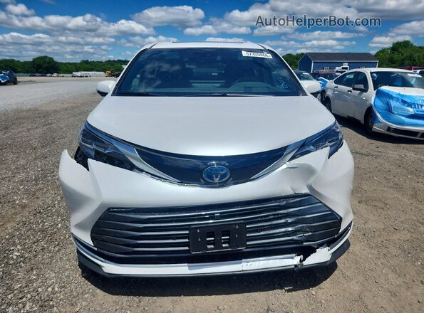 5TDESKFC9SS185128 2025 TOYOTA SIENNA White წინა ხედი