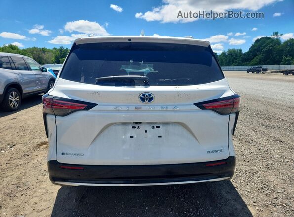 5TDESKFC9SS185128 2025 TOYOTA SIENNA White უკანა ხედი