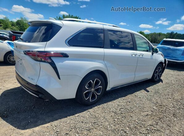5TDESKFC9SS185128 2025 TOYOTA SIENNA White უკანა მარჯვენა