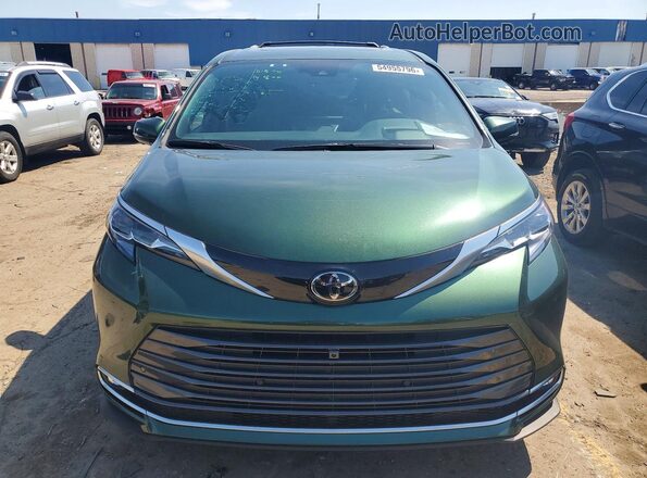 5TDESKFC9TS239674 2026 TOYOTA SIENNA Green წინა ხედი