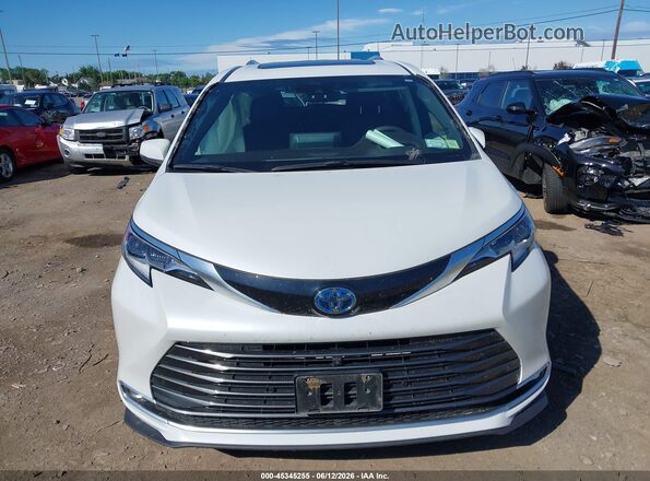 5TDESKFCXPS081285 2023 TOYOTA SIENNA White Առջևի վահանակի տեսք