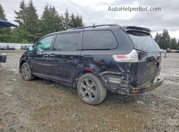 5TDEZ3DC1LS245439 2020 TOYOTA SIENNA Black Trasero izquierdo