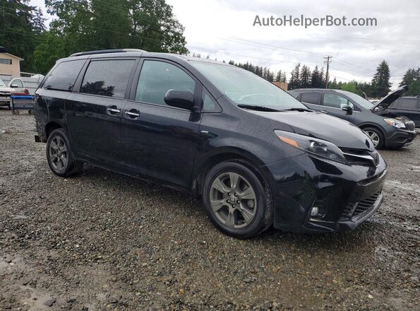 5TDEZ3DC1LS245439 2020 TOYOTA SIENNA Black Delantero derecho