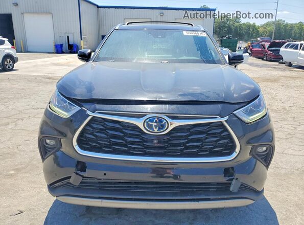 5TDFARAH4NS014388 2022 TOYOTA HIGHLANDER Black Դիմացի տեսք