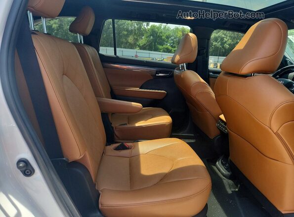5TDFARAH4PS021313 2023 TOYOTA HIGHLANDER Белый Вид задней части салона