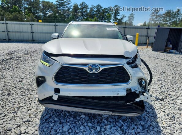 5TDFARAH6MS004699 2021 TOYOTA HIGHLANDER White Դիմացի տեսք
