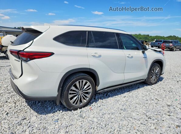 5TDFARAH6MS004699 2021 TOYOTA HIGHLANDER White Հետևի աջ