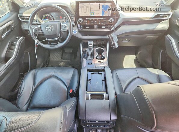 5TDFARAH6MS004699 2021 TOYOTA HIGHLANDER White Առջևի վահանակի տեսք