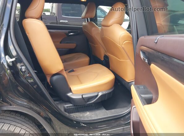 5TDFARAH6MS006081 2021 TOYOTA HIGHLANDER Black VIN კოდის სტიკერის ხედი