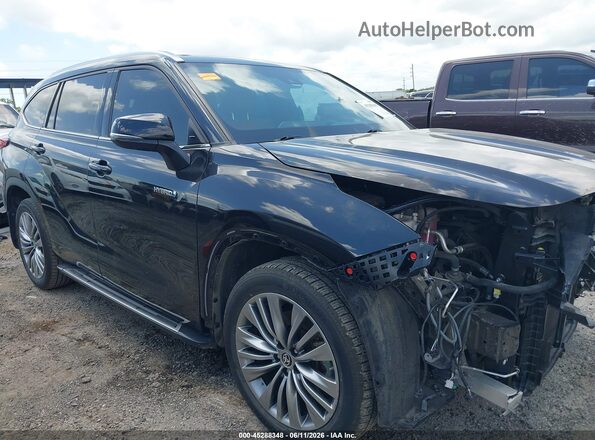 5TDFARAH6MS006081 2021 TOYOTA HIGHLANDER Black სალონის 360-გრადუსიანი ხედი