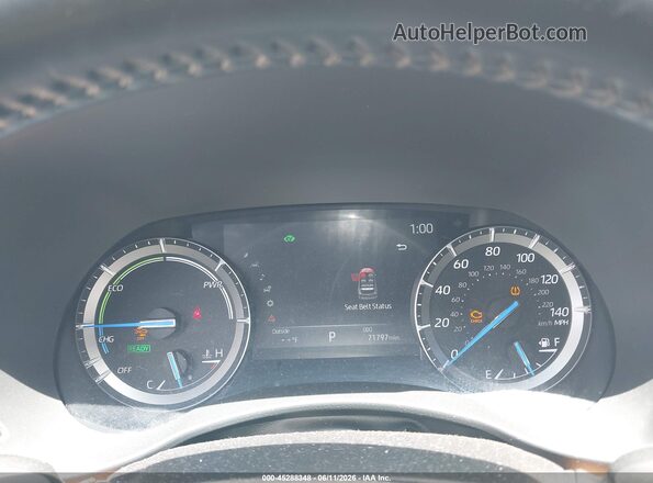 5TDFARAH6MS006081 2021 TOYOTA HIGHLANDER Black უკანა სავარძლების ხედი