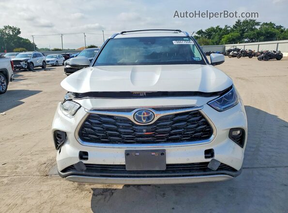 5TDFARAH8MS009421 2021 TOYOTA HIGHLANDER White წინა ხედი