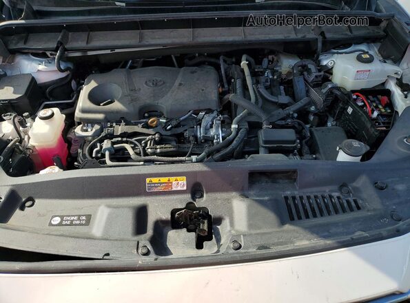 5TDFARAH8MS009421 2021 TOYOTA HIGHLANDER White ძრავის განყოფილების ხედი