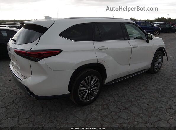 5TDFZRAH2MS035845 2021 TOYOTA HIGHLANDER White უკანა მარჯვენა
