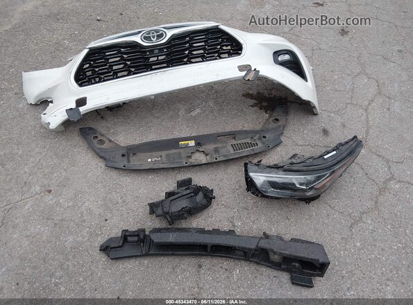 5TDFZRAH2MS035845 2021 TOYOTA HIGHLANDER White ხელსაწყოთა პანელის ხედი