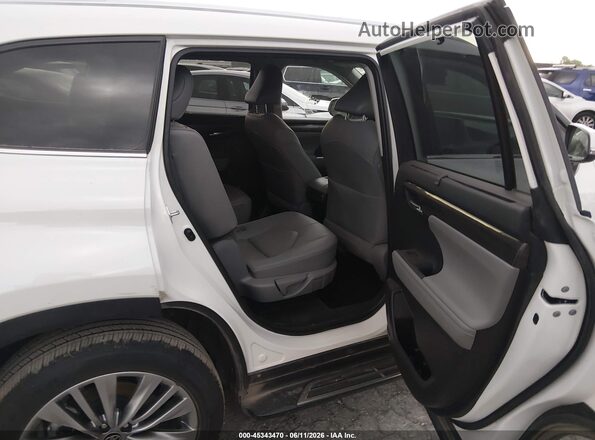 5TDFZRAH2MS035845 2021 TOYOTA HIGHLANDER White VIN კოდის სტიკერის ხედი