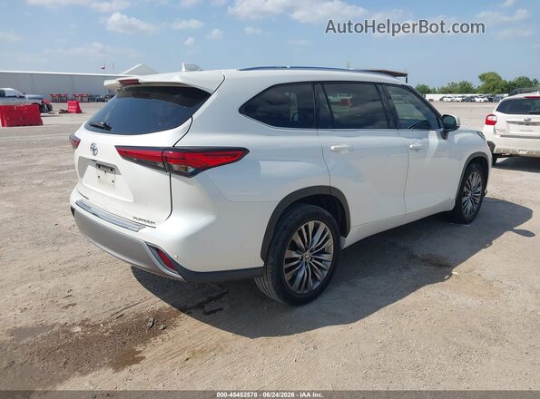 5TDFZRAH7LS016660 2020 TOYOTA HIGHLANDER White Задня права чверть