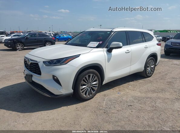5TDFZRAH7LS016660 2020 TOYOTA HIGHLANDER White Передня ліва чверть