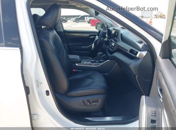 5TDFZRAH7LS016660 2020 TOYOTA HIGHLANDER White Вид салону спереду
