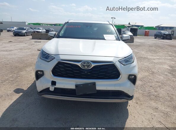 5TDFZRAH7LS016660 2020 TOYOTA HIGHLANDER White Вид спереду
