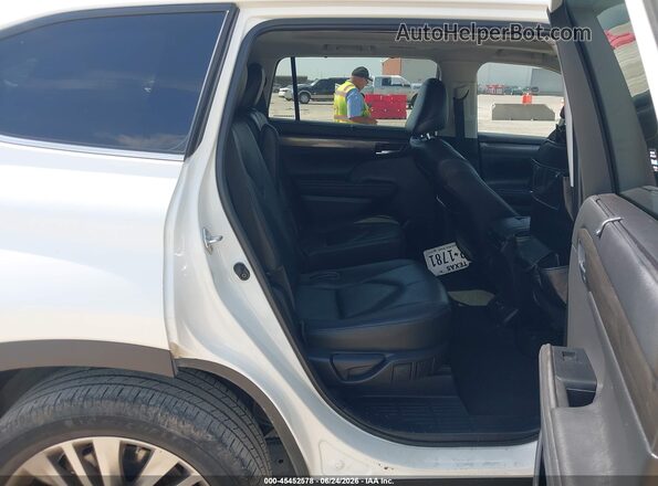 5TDFZRAH7LS016660 2020 TOYOTA HIGHLANDER White Вид наклейки з VIN-кодом