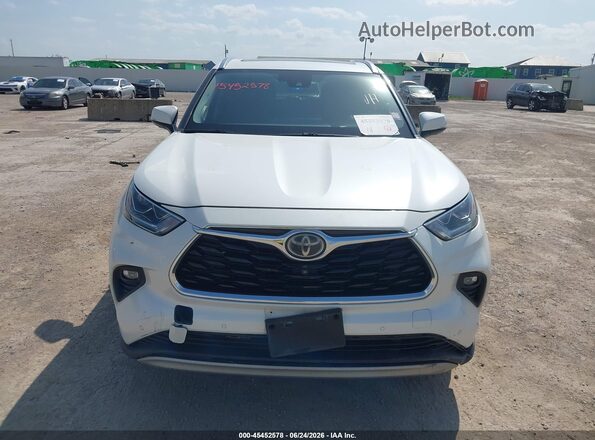 5TDFZRAH7LS016660 2020 TOYOTA HIGHLANDER White Вид щитка приладів
