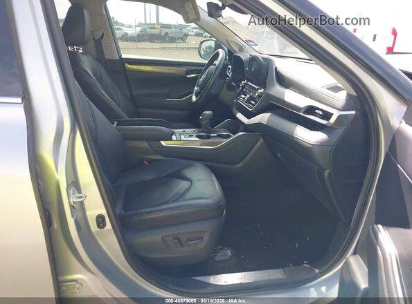 5TDFZRAH9LS015607 2020 TOYOTA HIGHLANDER Silver Vista interior delantera