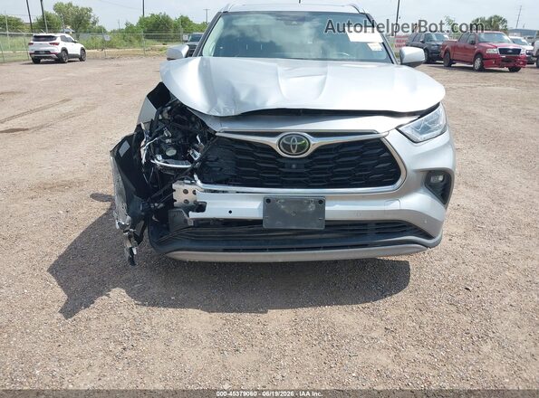 5TDFZRAH9LS015607 2020 TOYOTA HIGHLANDER Silver Vista frontal