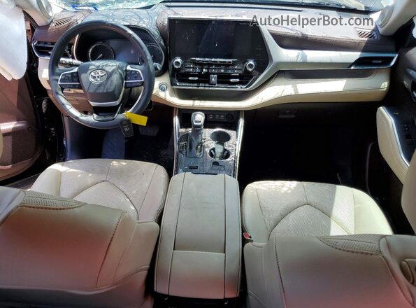 5TDFZRAH9NS108937 2022 TOYOTA HIGHLANDER Black 
