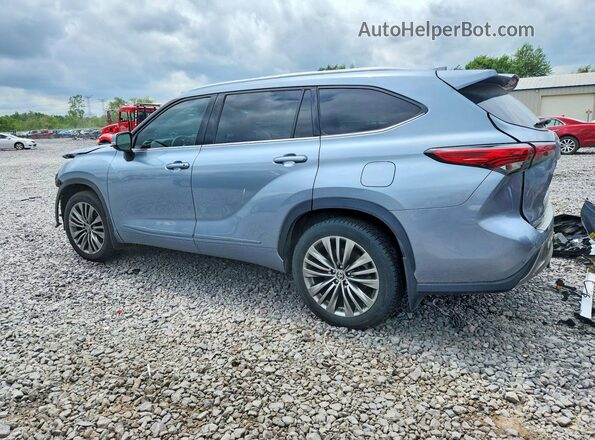 5TDFZRBH1MS134543 2021 TOYOTA HIGHLANDER Silver Rear left