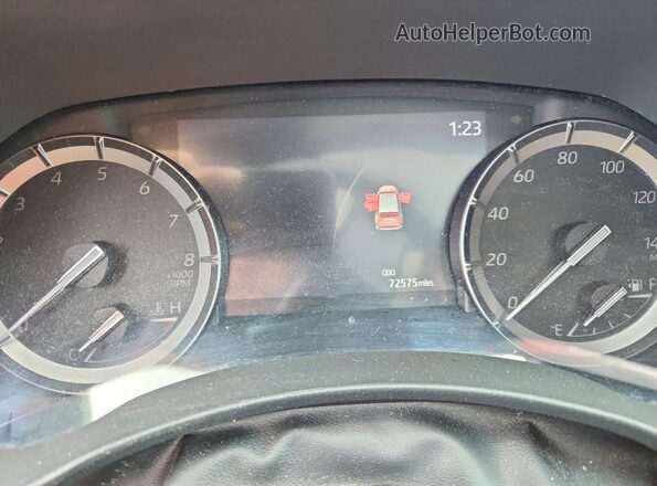 5TDFZRBH1MS134543 2021 TOYOTA HIGHLANDER Silver Instrument cluster view