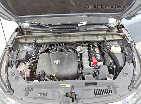 5TDFZRBH1NS215737 2022 TOYOTA HIGHLANDER Blue Вид підкапотного простору