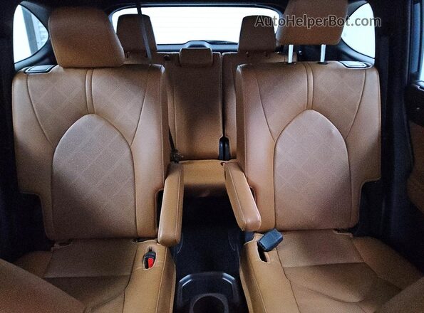 5TDFZRBH1NS215737 2022 TOYOTA HIGHLANDER Blue Вид задніх сидінь