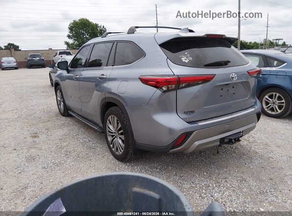 5TDFZRBH2MS073901 2021 TOYOTA HIGHLANDER Gray უკანა მარცხენა