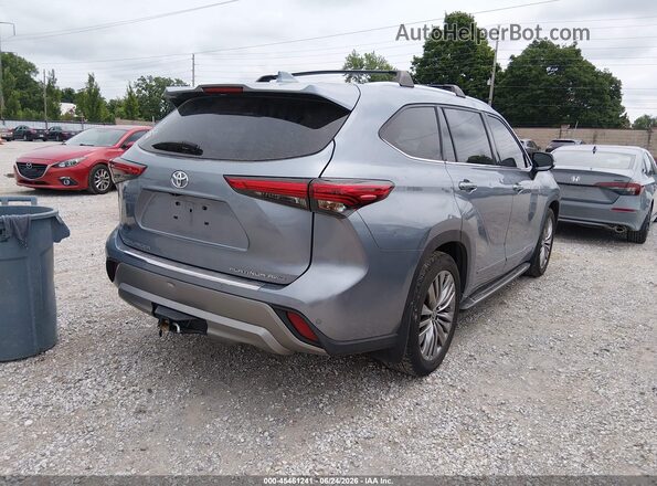 5TDFZRBH2MS073901 2021 TOYOTA HIGHLANDER Gray უკანა მარჯვენა