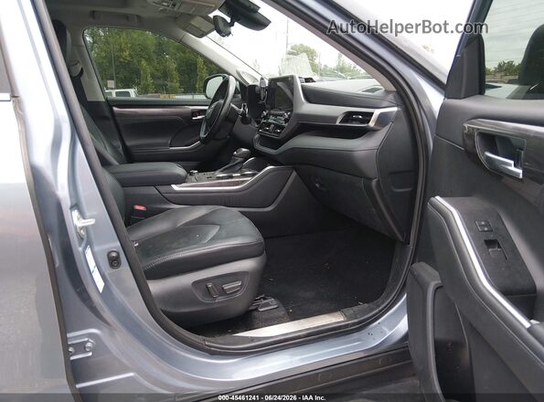 5TDFZRBH2MS073901 2021 TOYOTA HIGHLANDER Gray წინა სალონის ხედი