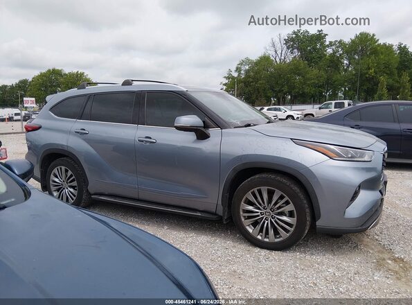 5TDFZRBH2MS073901 2021 TOYOTA HIGHLANDER Gray სალონის 360-გრადუსიანი ხედი