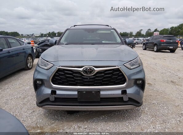 5TDFZRBH2MS073901 2021 TOYOTA HIGHLANDER Gray უკანა სალონის ხედი