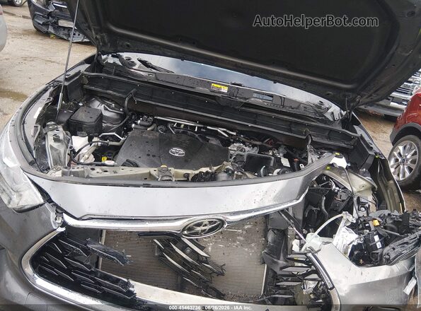 5TDFZRBH2MS135927 2021 TOYOTA HIGHLANDER Gray Vista trasera