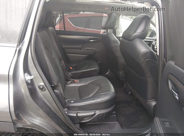5TDFZRBH2MS135927 2021 TOYOTA HIGHLANDER Gray Vista de la etiqueta del VIN