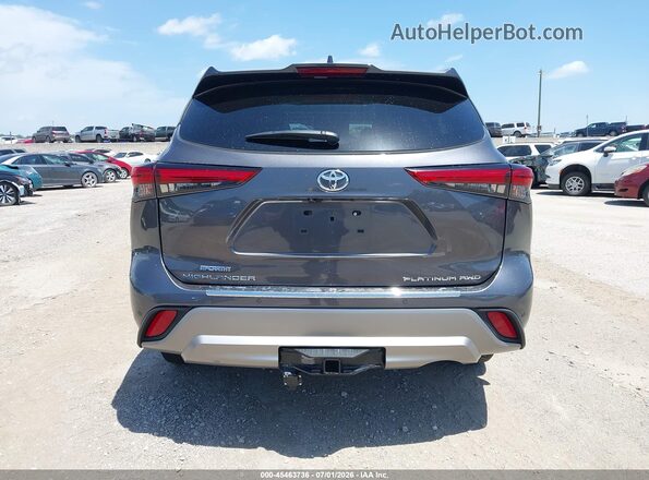5TDFZRBH2MS135927 2021 TOYOTA HIGHLANDER Gray 