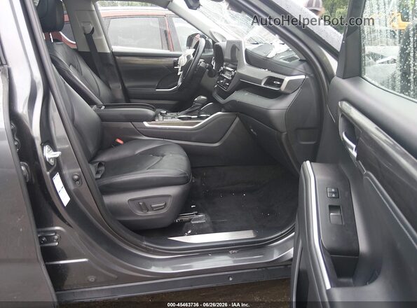 5TDFZRBH2MS135927 2021 TOYOTA HIGHLANDER Gray Vista interior delantera