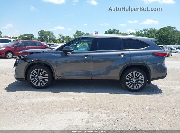5TDFZRBH2MS135927 2021 TOYOTA HIGHLANDER Gray Vista interior de 360 grados