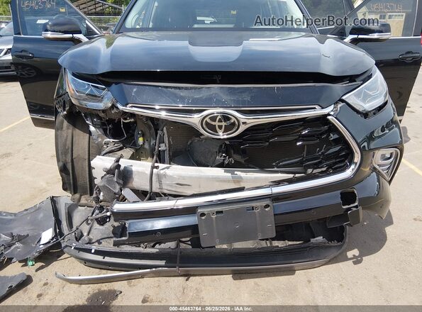 5TDFZRBH2NS190556 2022 TOYOTA HIGHLANDER Black Դիմացի տեսք