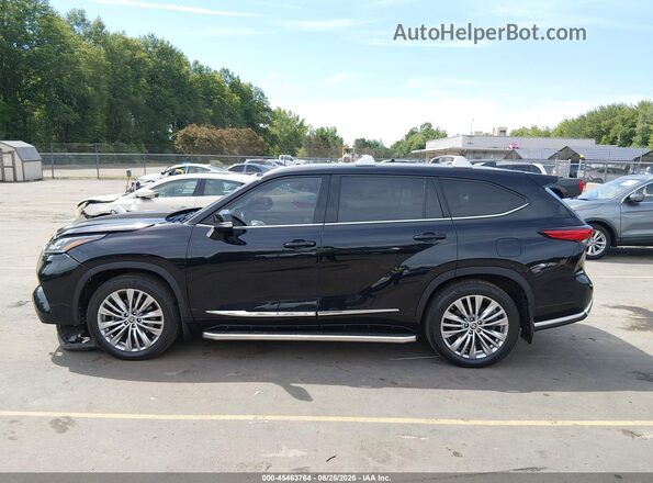 5TDFZRBH2NS190556 2022 TOYOTA HIGHLANDER Black Սալոնի 360 աստիճան տեսք