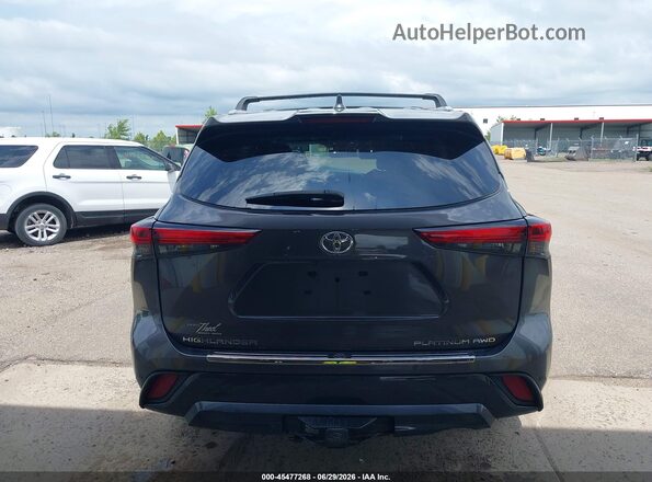5TDFZRBH2NS214192 2022 TOYOTA HIGHLANDER Gray 