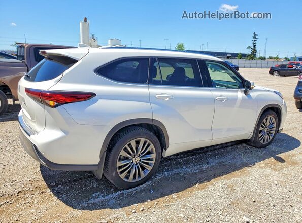 5TDFZRBH3LS021577 2020 TOYOTA HIGHLANDER White Задня права чверть