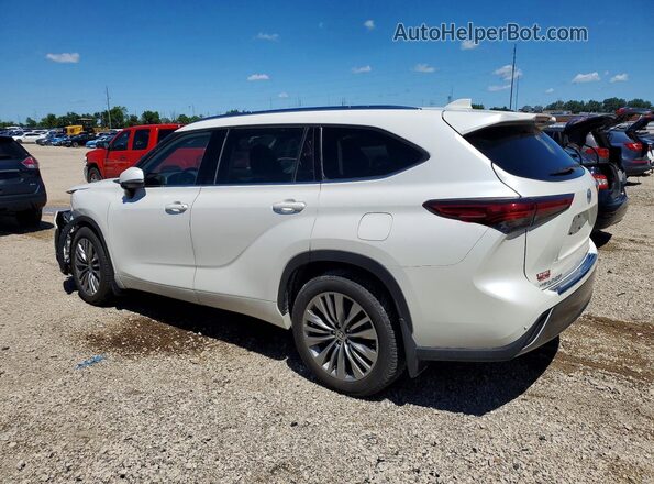 5TDFZRBH3LS021577 2020 TOYOTA HIGHLANDER White Задня ліва чверть