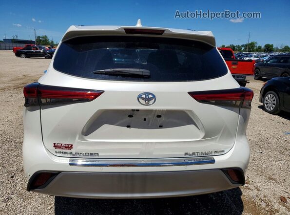 5TDFZRBH3LS021577 2020 TOYOTA HIGHLANDER White Вид ззаду